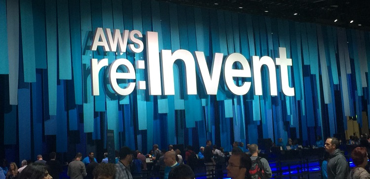 AWS re:Invent sign