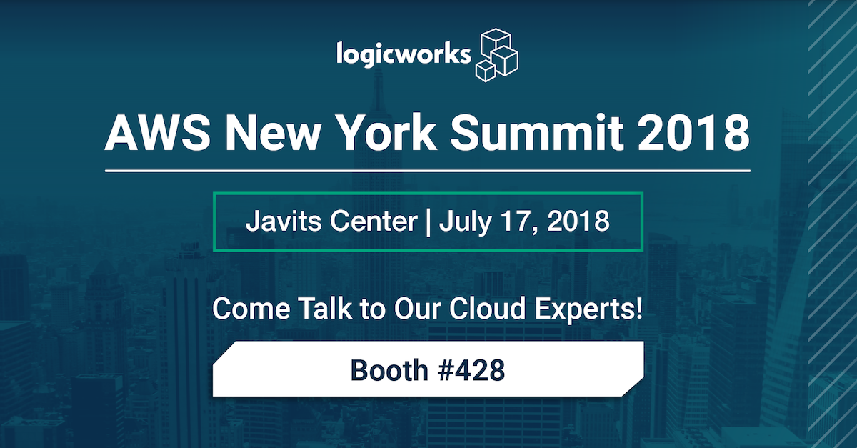 Logicworks AWS New York Summit 2018 banner