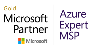Gold Microsoft Partner Azure Expert MSP badge